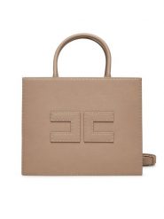 Elisabetta Franchi Torba q-roa-36119 Szary. Brązowe torebki klasyczne Elisabetta Franchi, bez wzorów, ze skóry, bez dodatków. Za 1,449.00 zł.