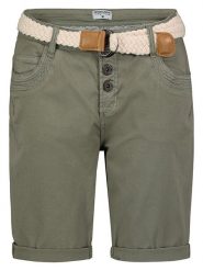 Stitch & Soul Bermudy w kolorze khaki rozmiar: M. Brązowe szorty Stitch & Soul, bez wzorów, z tkaniny, klasyczne. Za 123.25 zł.