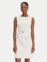 Guess Sukienka koktajlowa 6RGK17 7311A Biały Regular Fit. Białe sukienki Guess, z aplikacjami, z bawełny, wizytowe, bez kołnierzyka, bez ramiączek. Za 1,019.00 zł.