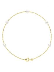 ATELIERS SAINT GERMAIN Złota bransoletka z perłami Tahiti rozmiar: onesize. Żółte bransoletki ATELIERS SAINT GERMAIN, z perłą, złote. Za 587.99 zł.