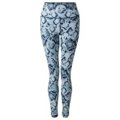 Legginsy Damskie Nadruk Węża Influential II. Niebieskie legginsy Dare 2b, bez wzorów. Za 80.99 zł.