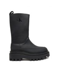 Calvin Klein Jeans Kalosze YW0YW01559 Czarny. Czarne kalosze Calvin Klein Jeans, bez wzorów, z jeansu. Za 379.99 zł.