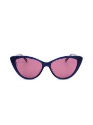 Missoni Damskie okulary przeciwsłoneczne w kolorze granatowo-różowym rozmiar: 56. Niebieskie okulary przeciwsłoneczne Missoni, bez wzorów, z tworzywa sztucznego. Za 194.95 zł.