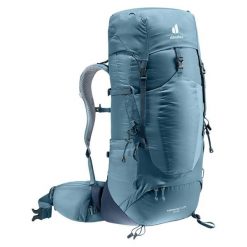 Plecak trekkingowy Deuter Aircontact Lite 40 + 10 - atlantic/ink. Niebieskie plecaki Deuter, bez wzorów. Za 807.99 zł.