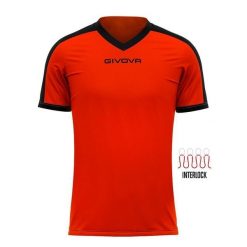 Koszulka piłkarska dla dorosłych Givova Revolution Interlock. Brązowe bluzki Givova, xl, bez wzorów, z poliesteru, sportowe, bez kołnierzyka, bez ramiączek. Za 32.40 zł.