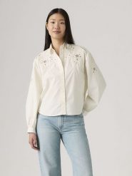 Levi's Koszula w kolorze kremowym rozmiar: S. Brązowe koszule Levi's®, s, bez wzorów, z bawełny, bez kołnierzyka, bez ramiączek. Za 104.89 zł.