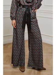 L'armoire de Suzette Spodnie w kolorze brązowym rozmiar: 38/40. Brązowe spodnie materiałowe L'armoire de Suzette, l, bez wzorów, z materiału, z podwyższonym stanem. Za 69.99 zł.