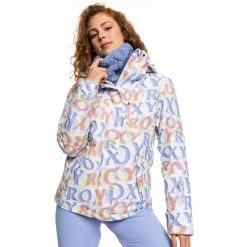 Kurtka narciarska damska Roxy Jetty Insulated. Białe kurtki narciarskie Roxy, s, bez wzorów, z poliesteru, bez kaptura, narciarskie. Za 501.00 zł.