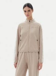 EA7 Emporio Armani Bluza 7W000275 AF12501 U6155 Beżowy Regular Fit. Brązowe bluzy EA7 Emporio Armani, xxl, bez wzorów, z syntetyku, bez kaptura. Za 379.99 zł.