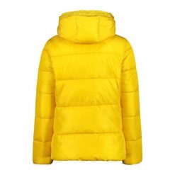 Damska kurtka z kapturem CMP. Żółte kurtki narciarskie CMP, bez wzorów, z puchu, z kapturem, narciarskie. Za 548.50 zł.