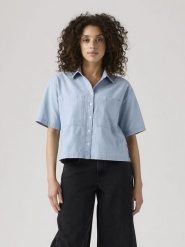 Levi's Koszula w kolorze błękitnym rozmiar: S. Niebieskie koszule Levi's®, s, bez wzorów, z bawełny, bez kołnierzyka, bez ramiączek. Za 179.95 zł.