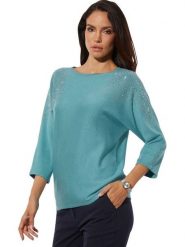 WITT WEIDEN Koszulka w kolorze turkusowym rozmiar: 40. Niebieskie bluzki WITT WEIDEN, bez wzorów, bez kołnierzyka, bez ramiączek. Za 104.99 zł.