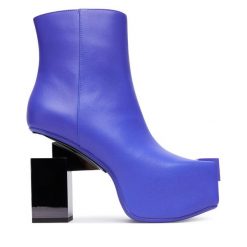 Botki United Nude. Niebieskie botki United Nude, bez wzorów, bez obcasa, na słupku, bez zapięcia. Za 2,169.00 zł.