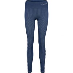 Damskie legginsy mid-rise Hummel MT Blaze. Niebieskie legginsy Hummel, bez wzorów. Za 188.00 zł.