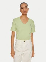 Calvin Klein Jeans T-Shirt Embro Badge J20J222560 Zielony Regular Fit. Zielone t-shirty Calvin Klein Jeans, xs, bez wzorów, z bawełny, bez kołnierzyka, bez ramiączek. Za 99.99 zł.