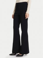 TWINSET Spodnie materiałowe 252TP3206 Czarny Flare Fit. Czarne spodnie materiałowe Twinset, xxl, bez wzorów, z materiału. Za 919.99 zł.