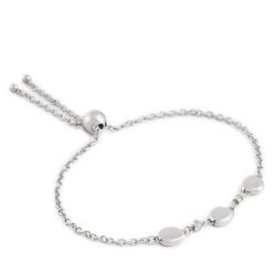 Bransoletka Calvin Klein. Szare bransoletki Calvin Klein, srebrne. Za 349.99 zł.