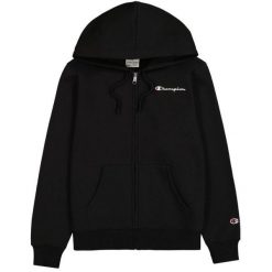 Bluza Z Zamkiem Błyskawicznym Z Logo Dla Kobiet. Czarne bluzy Champion, l, bez wzorów, bez kaptura. Za 360.99 zł.