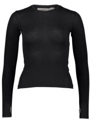 Pangaia Koszulka "365 Cotton-Stretch" w kolorze czarnym rozmiar: XXS. Czarne bluzki Pangaia, xxs, bez wzorów, z bawełny, bez kołnierzyka, bez ramiączek. Za 66.00 zł.