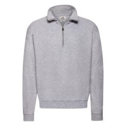 Bluza Rozpinana Unisex Dla Dorosłych Classic Heather. Szare bluzy FRUIT OF THE LOOM, s, bez wzorów, z bawełny, z kapturem. Za 147.99 zł.