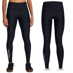 Legginsy sportowe damskie Under Armour getry szybkoschnące treningowe. Czarne legginsy sportowe Under Armour, xs, bez wzorów, do biegania. W wyprzedaży za 207.30 zł.