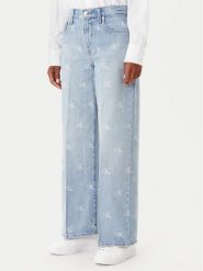 Calvin Klein Jeans Jeansy LV047C785G Niebieski Wide Leg. Niebieskie jeansy Calvin Klein Jeans, bez wzorów. Za 699.99 zł.