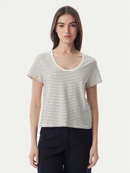 Tommy Hilfiger T-Shirt WW0WW48705 Biały Regular Fit. Białe t-shirty TOMMY HILFIGER, s, bez wzorów, z bawełny, bez kołnierzyka, bez ramiączek. Za 160.99 zł.