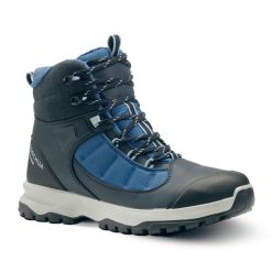 Buty turystyczne damskie Quechua SH500 mountain mid wodoodporne. Niebieskie trekkingi QUECHUA, trekkingowe. W wyprzedaży za 199.99 zł.
