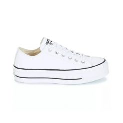 Tenisówki Converse Model Converse Lift Leather Kolor Biały. Białe obuwie sportowe Converse, z tkaniny, bez zapięcia, tenisowe. Za 383.30 zł.