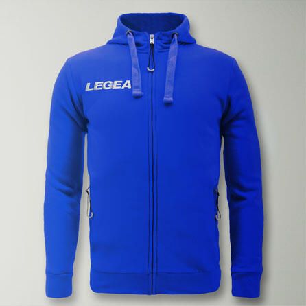 Junior Bluza Sarajevo z kapturem Jasnoniebieska. Niebieskie bluzy LEGEA, xs, bez wzorów, z bawełny, z kapturem. Za 165.90 zł.