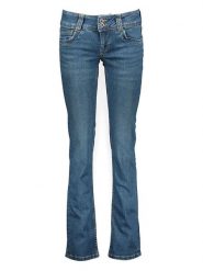 Pepe Jeans Dżinsy - Slim fit - w kolorze niebieskim rozmiar: W30/L34. Niebieskie jeansy Pepe Jeans, l, z aplikacjami. Za 184.46 zł.