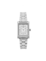 Casio Zegarek LTP-1234PDD-7AEF Srebrny. Szare, analogowe zegarki Casio, srebrne. Za 249.99 zł.