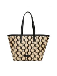 KARL LAGERFELD Torebka A2W30170 Beżowy. Brązowe torebki klasyczne KARL LAGERFELD, bez wzorów, z materiału, bez dodatków. Za 499.99 zł.
