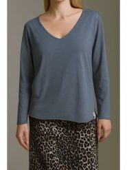 Cotton Candy Koszulka w kolorze niebieskim rozmiar: S. Niebieskie bluzki Cotton Candy, s, bez wzorów, bez kołnierzyka, bez ramiączek. Za 95.69 zł.