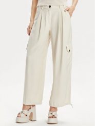 MAX&Co. Spodnie materiałowe Corvino 2416131072200 Beżowy Wide Leg. Brązowe spodnie materiałowe MAX&Co., bez wzorów, z materiału. Za 579.99 zł.