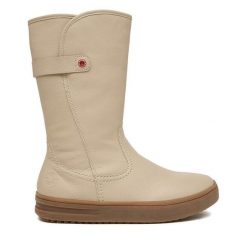 Kozaki Rieker. Brązowe kozaki Rieker, bez obcasa, na płaskiej podeszwie, bez zapięcia. Za 399.99 zł.