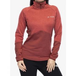 Bluza polarowa damska Vaude Larice HZ Fleece Jacket. Czerwone bluzy Vaude, na zimę, s, bez wzorów, z polaru, bez kaptura. Za 387.99 zł.