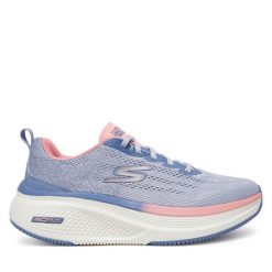 Buty do biegania Skechers. Niebieskie obuwie sportowe Skechers, bez zapięcia, do biegania. Za 299.99 zł.