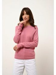 Just Cashmere Kaszmirowy sweter "Jane" w kolorze jasnoróżowym rozmiar: S. Różowe swetry Just Cashmere, s, bez wzorów, z kaszmiru, bez ramiączek. Za 228.92 zł.