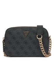Guess Torebka Noelle II HWBG96 72140 Szary. Szare torebki klasyczne Guess, z aplikacjami, ze skóry, bez dodatków. Za 549.99 zł.