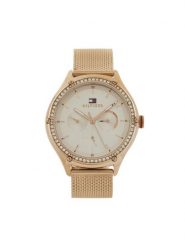 Tommy Hilfiger Zegarek Lexi 1782653 Złoty. Żółte, analogowe zegarki TOMMY HILFIGER, złote. Za 749.99 zł.