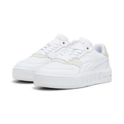 Buty Sportowe Damskie Puma Cali Court Match. Białe obuwie sportowe Puma, ze skóry, bez zapięcia. W wyprzedaży za 259.00 zł.
