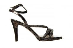 Sandały Bayla-187 587-1733 Platinum 187045, Czarny, Skóra ekologiczna - 36. Czarne sandały Bayla, bez wzorów, z lakierowanej skóry, bez obcasa, na platformie, bez zapięcia. W wyprzedaży za 179.10 zł.