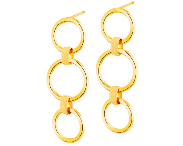 Złote kolczyki. Żółte kolczyki Apart, złote. Za 1,479.00 zł.