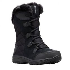 Buty turystyczne zimowe śniegowce damskie, Ice Maiden II. Czarne trekkingi Columbia, z materiału, trekkingowe. Za 319.00 zł.
