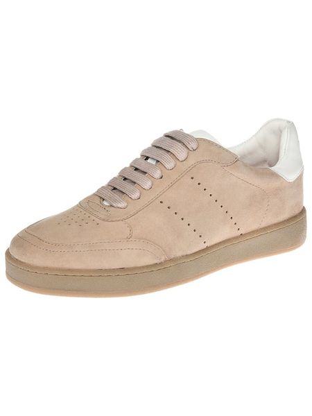 Cinque Skórzane sneakersy "Lucia" w kolorze beżowym rozmiar: 38. Brązowe trampki Cinque, bez wzorów, bez zapięcia. Za 208.33 zł.