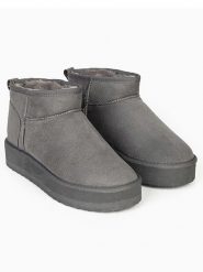ISLAND BOOT Botki "Miley" w kolorze szarym rozmiar: 41. Szare botki Island Boot, bez wzorów, bez obcasa, bez zapięcia. Za 145.26 zł.