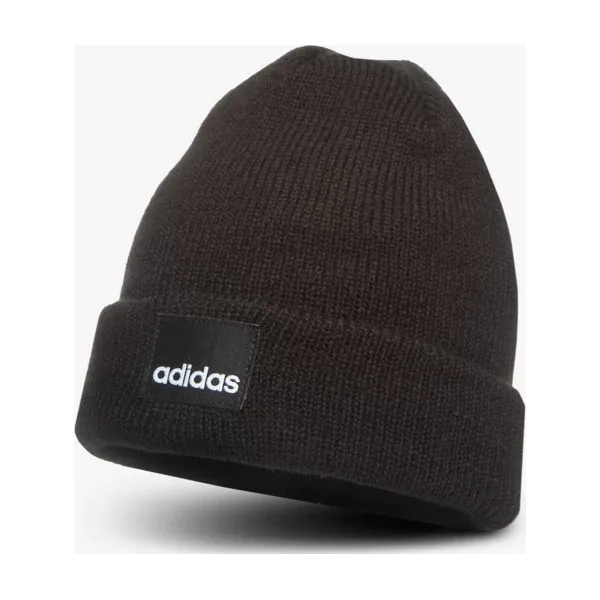 Adidas Czapka Zimowa Beanie , czarny, rozmiar L. Czarne czapki Adidas, z aplikacjami, z materiału. W wyprzedaży za 69.99 zł.