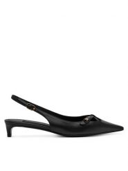 Dolce&Gabbana Sandały CG0811 A1953 Czarny. Czarne sandały Dolce&Gabbana, bez wzorów, ze skóry, bez obcasa, na szpilce, bez zapięcia. Za 3,079.00 zł.