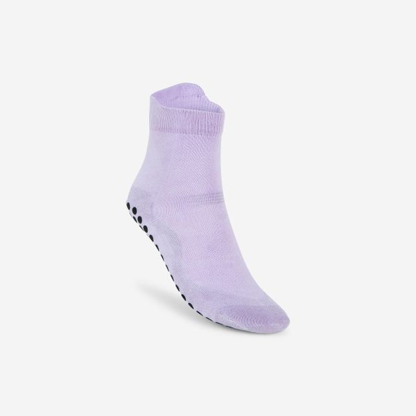 Skarpetki basenowe Nabaiji. Fioletowe skarpety NABAIJI, bez wzorów, z materiału. Za 44.99 zł.